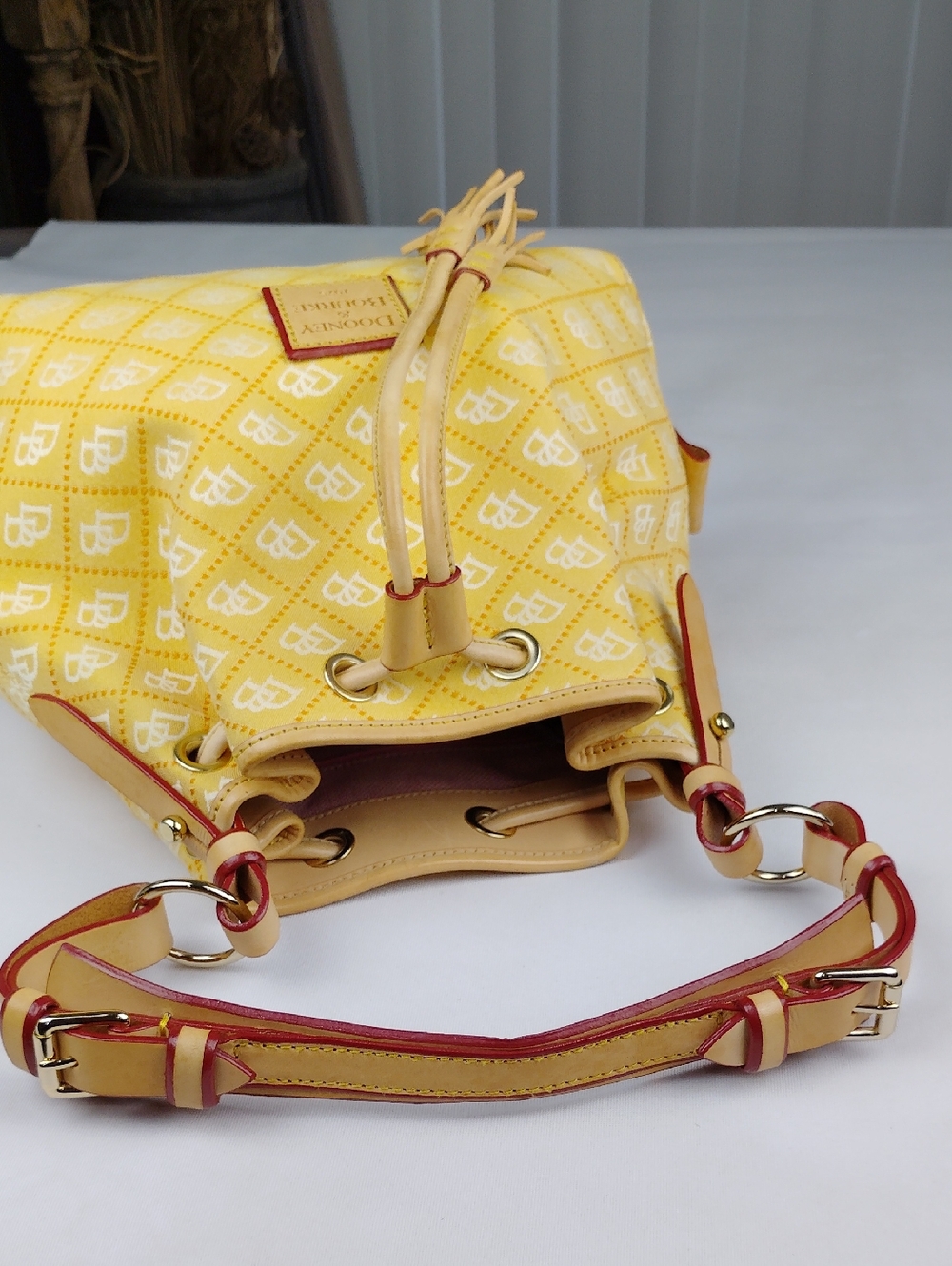 Dooney & Bourke Drawstring Slouch Handbag. - Picture 12 of 16